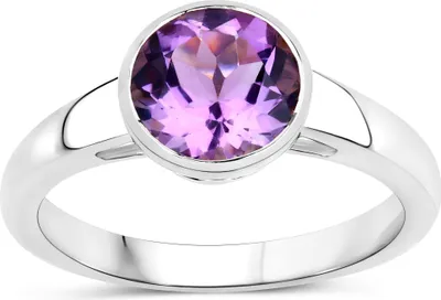 Produktbild von Vira Jewels Ring 925-Sterling Silber rhodiniert Glänzend  Amethyst lila