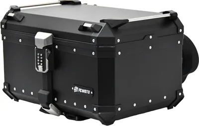 Produktbild von FC-Moto Terreno X PRO Keyless Alu Topcase mit verstellbarer Rückenlehne, schwarz, 65 ltr.