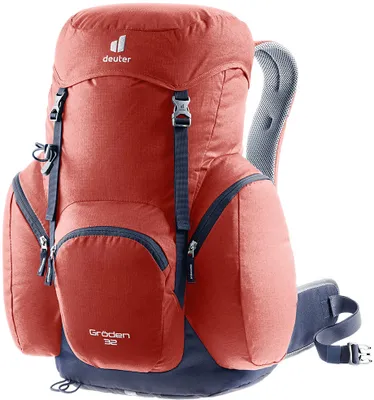 Zdjęcie produktu dla Deuter 3430321-5315, Górne, Wspinaczka górska, Niebieski, Czerwony, Unisex, Polietylenosulfon (PES), Kieszeń przednia, Kieszeń boczna