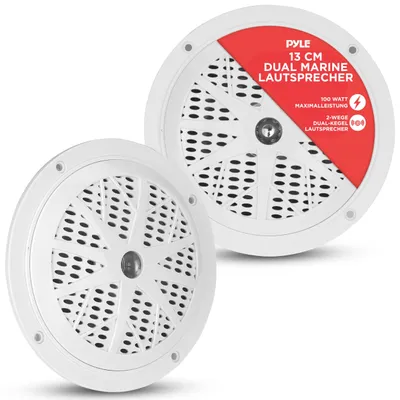 Image de Pyle PLMR51W, haut-parleur 2 voies, réponse en fréquence de 100 à 18 000 Hz
