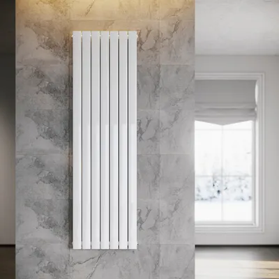 Obrázek produktu pro SONNI Panelový radiátor, vertikální, dvouvrstvý, bílý, rozměry 1800 × 542 mm, bez topného tělesa