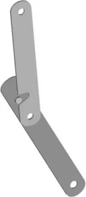 Image de Compas arrêt sans équerre 7554 MONIN - 300 x 20 mm - droite – 531910