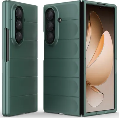Produktbild von Handyhülle für Samsung Galaxy Z Fold 7 Hartes PC Matt Stossfest Anti-rutsch Hülle Grün