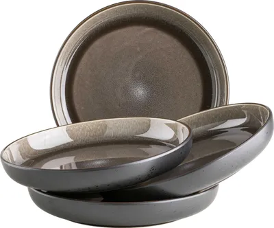 Produktbild von Suppenteller-Set, Steinzeug Suppenteller-Set, Steinzeug Niara Mäser