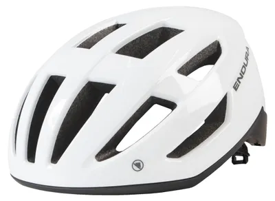 Produktbild von Endura Unisex Xtract Fahrradhelm, geformte Konstruktion, atmungsaktiv, verstellbar, Weiß, M-L