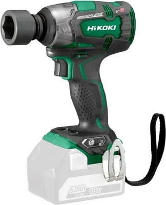 Produktbild von HiKOKI Akku-Schlagschrauber WR18DBDL2W2Z 18 V 1/2 Zoll, Elektrische Bremse, Regelelektronik inkl. Gürtelclip, Gelenksschlaufe, HSC II Box