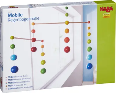 Produktbild von HABA Mobiel Regenboogballen, Junge/Mädchen, Buche, Mehrfarbig