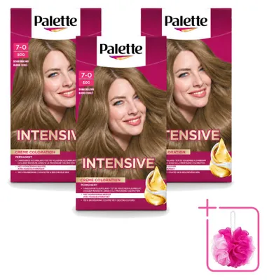 Obrázok produktu pre 3 ks farby na vlasy Poly Palette, odtieň tmavohnedý 500, objem 115 ml, balenie s 3 kusmi