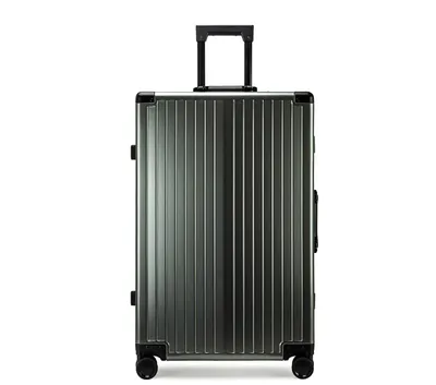 Produktbild von Heuer "STRIPE" Aluminiumkoffer Reisekoffer Hartschale, Grey, 28 Zoll