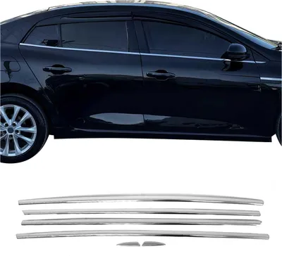 Image de Garniture de Fenêtre pour Renault Megane Berline 2016-2020 Acier Inox 6Pcs