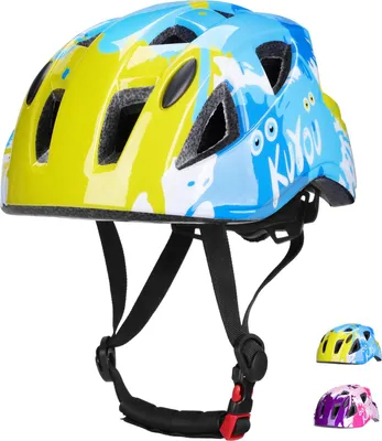 Zdjęcie produktu dla Kask Dziecięcy Kask Rowerowy Regulowany Dla Dzieci W Wieku Od 3 Do 8 Lat Żn