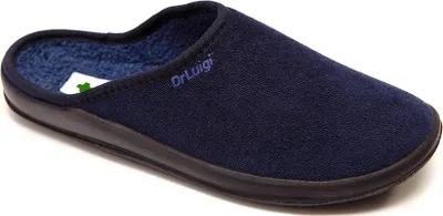 Produktbild von Dr.Luigi - Medizinische Hausschuhe - Gedächtnisschaum Schuhe, Baumwolle waschbar, extra leicht | Dunkelblau Gr. 45