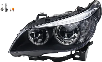 Image de Johns, Phare adaptable sur BMW Série 5 E60/E61 01/05-03/07 gauche + ampoule 63127160193