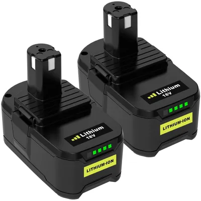2er-Pack 18V 5000mAh Akku für Elektrowerkzeuge