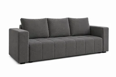 Productafbeelding van Bank MADERA in antraciet, bekleding MALMO, modern slaapbank met slaapfunctie, 232 x 83 x 92 cm, AI-gegenereerde afbeelding