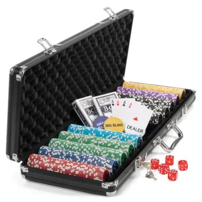 Obrázek produktu pro Poker set, kompletní sada, 500 ks
