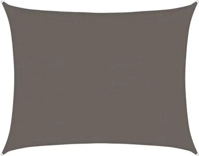 Productafbeelding van Zonnezeil - Schaduwdoek Tuin - Terras Beschermen - UV Bestendig Materiaal - 6 x 7 Meter - Antraciet