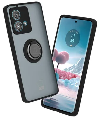 Produktbild von Techsuit Glinth Back Cover Hülle für Motorola Edge 40 Neo - Schwarz
