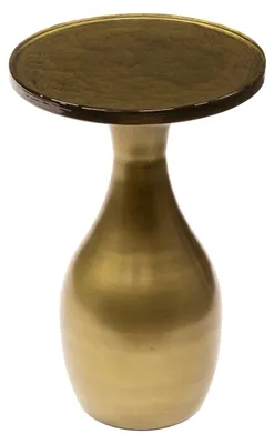 Produktbild von FURNLUX Beistelltisch Eclipse Gold 30cm / Hauptfarbe: Gold / Abmessungen: 30 x 45 x 30 cm