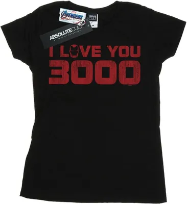 Produktbild von Marvel - "Avengers Endgame I Love You 3000" T-Shirt für Damen BI6141 (L) (Schwarz)
