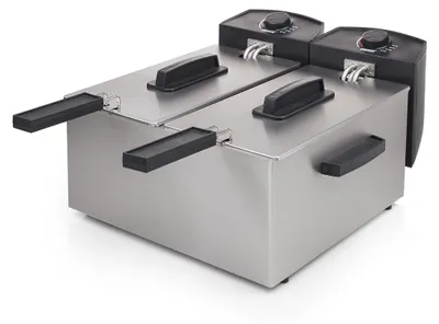 Immagine prodotto di Princess Friggitrice doppia 6 L 3600 W Argento 183123
