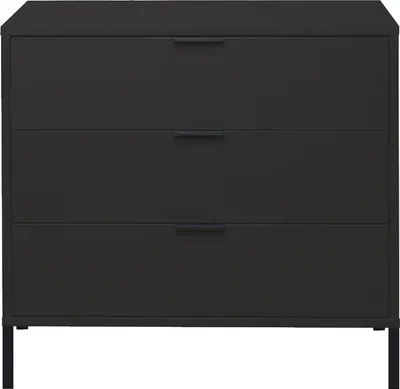 Produktbild von Kommode Beistellschrank Schubladenkommode Standschrank "Boulder III" Anthrazit Quadratform