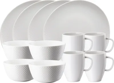 Produktbild von Rosenthal Junto Weiss Frühstücksset 12tlg