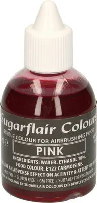 Produktbild von Sugarflair Airbrush Lebensmittelfarbe Pink 60ml