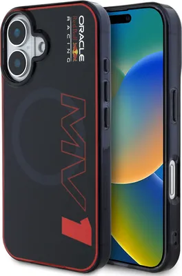 Zdjęcie produktu dla Etui Redbull Racing iPhone 16 Back Cover - Magsafe Double Layer - MV 1 - Navy