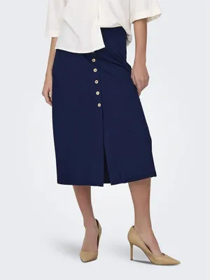 Produktbild von Only Jany Langer Rock Blau S Frau Blau S