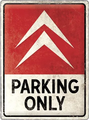 Image de Nostalgic-Art - Plaque en métal 30 x 40 cm - Citroen - Citroen Parking Only