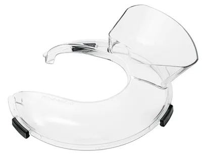 Produktbild von KitchenAid Spritzschutz 5KSMBLPS für Küchenmaschinen, transparent, Kunststoff, mit Einfüllschute, 254x287x76 mm