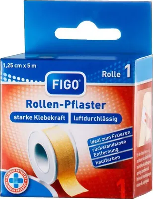 Obrázek produktu pro 20x Figo fixační náplasti 5m role standardní obvazová ochrana poranění kůže