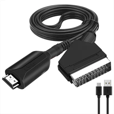 Produktbild von Audio Video Adapter Scart auf HDMI Konverter für HDTV/DVD/Decoder/PS3/PAL/NTSC