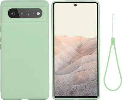 Produktbild von Mobigear Rubber Touch  Google Pixel 6 Silikon Hülle Backcover - Grün