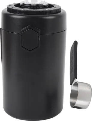 Zdjęcie produktu dla Hermetyczny pojemnik na kawę, 600 ml, pojemnik do przechowywania ziaren kawy wykonany ze stali nierdzewnej 304 z systemem monitorowania wilgotności do herbaty, musli, suszonej żywności