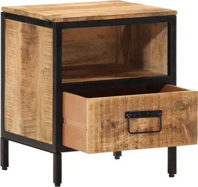 Zdjęcie produktu dla vidaXL Szafka nocna 40x35x50 cm z litego drewna mango