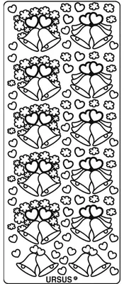 Produktbild von Kreativsticker 10x23cm Motiv 30 VE=5 Stück silber