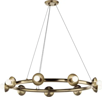 Produktbild von Elstead Palta Pendelleuchte E14 9-fach Champagnerbronze Champagnergold