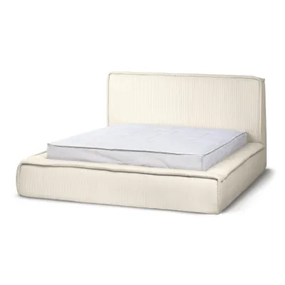 Immagine prodotto di Letto imbottito con contenitore Gryby 120x200 - Letto imbottito Midas + contenitore + telaio