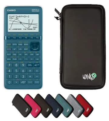Produktbild von Casio Graph 25+E II inkl. WYNGS Schutztasche Schwarz - Grafikrechner - Basic Set