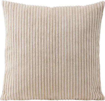 Produktbild von Kissenhülle - 40 x 40 cm - Creme - mit Reißverschluss - Cordoptik