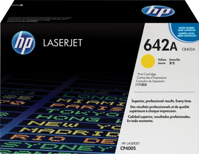 Image de HP 642A - Jaune - original - LaserJet - cartouche de toner (CB402A)