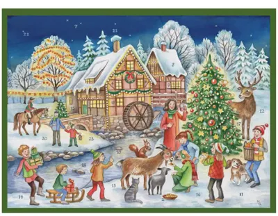 Produktbild von Adventskalender "Bescherung an Heilig Abend"