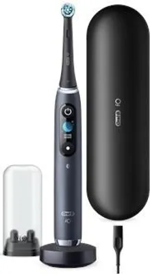 Zdjęcie produktu dla Oral-B iO 303015, Dorosły, Obrotowo-pulsacyjna szczoteczka do zębów, Codzienna pielęgnacja, Pielęgnacja dziąseł, Delikatny, Wybielający, Czarny, 2 min, Czarny