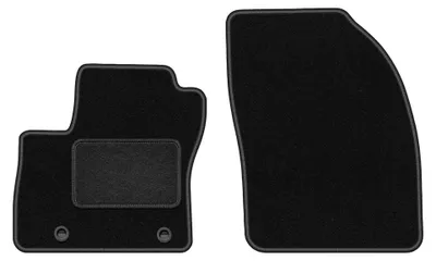 Zdjęcie produktu dla Dywaniki samochodowe welurowe przednie do: Ford C-MAX MK1 (2003-2010, minivan) czarne, dopasowane