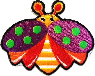 Produktbild von Käfer Tier - Aufnäher, Bügelbild, Aufbügler, Applikationen, Patches, Flicken, Zum Aufbügeln, Größe: 7,5 x 6 cm