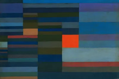 Produktbild von Paul Klee Kunstdruck Bild - Feuer Am Abend, 1929 (80 x 120 cm)