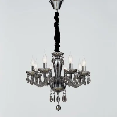 Produktbild von ACA Kristall-Pendelleuchte BLK82048PSGC