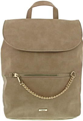 Produktbild von Rieker Damen Rucksack Überschlag Zierkette Cityrucksack H1603, Farbe:Beige